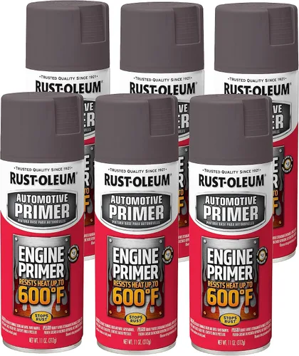 Miniatura 38 de Rust-Oleum 366437 Pintura en aerosol de esmalte para motor, 11 oz, Cast Coat Iron, (paquete de 1)