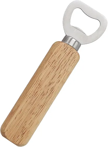 Miniatura 5 de 2 abrebotellas con mango de madera, abrebotellas de aleación de 5.5 pulgadas se utilizan para fiestas, vida diaria, viajes y buenos regalos