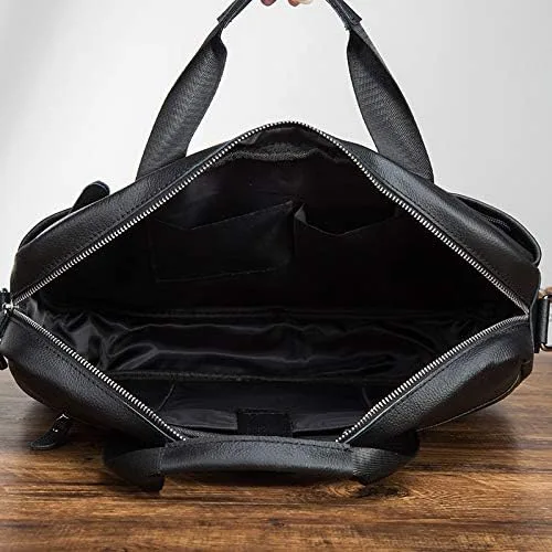 Miniatura 3 de Genuine Leather Sling Bag for Men Small Shoulder Messenger Pack for Outdoor Travel Business with Gift Box