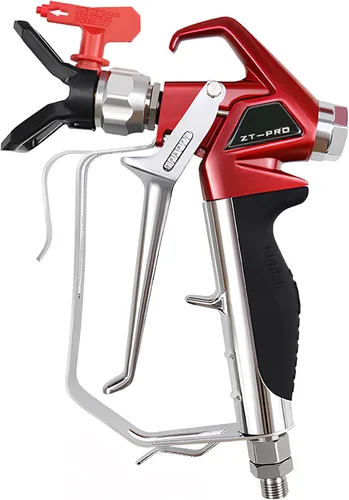 Pistola pulverizadora de pintura sin aire Pro, pistola de pintura en aerosol de 4000 PSI, pistola de pintura con punta reversible 517, protector y