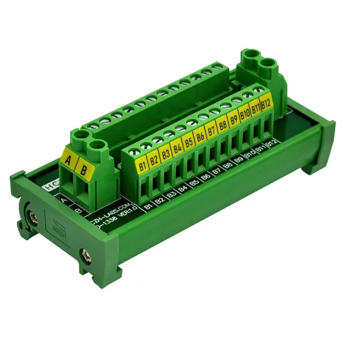 Miniatura 6 de Módulo de distribución de bloque de terminales de posición 30Amp/300V 2x12 (montaje en carril DIN)