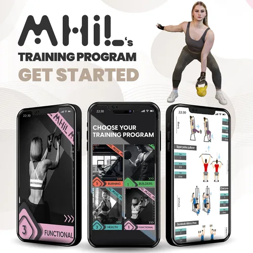 Miniatura 5 de MhIL Guantes de entrenamiento para mujer – Guantes de gimnasio transpirables para mujer con protección de palma y agarre mejorado – Guantes
