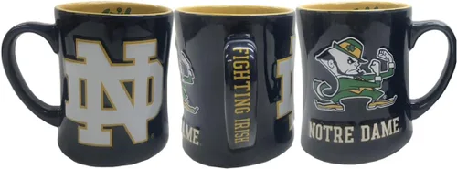 Miniatura 11 de RFSJ Nebraska Cornhuskers - Taza de cerámica en relieve (3D) de 16 onzas, color rojo