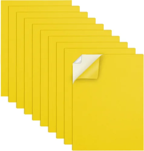 Miniatura 10 de MEARCOOH Hojas de Espuma Autoadhesivas, Blancas de 9x12 Pulgadas 2mm Papel de Espuma EVA Adhesivo para Manualidades Fabricación de Tarjetas Marcos