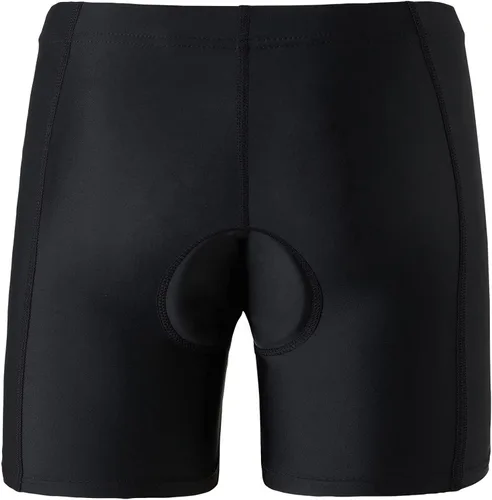 Miniatura 2 de KID1234 Pantalones de ciclismo para niños, pantalones cortos acolchados 3D, pantalones cortos de ciclismo para niñas, pantalones cortos negros