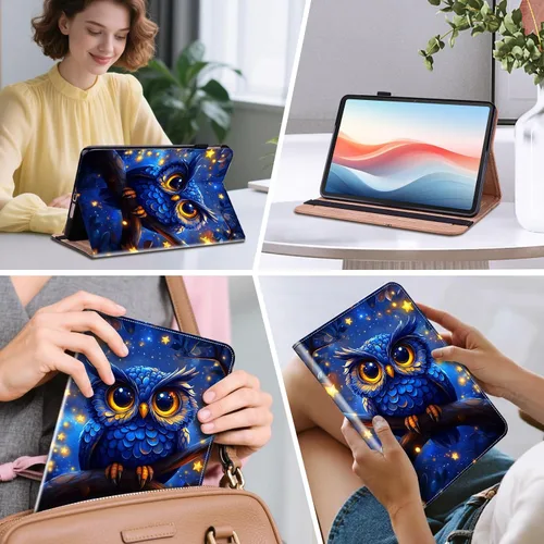 Miniatura 5 de Funda para Samsung Galaxy Tab S5e 10.5 2019 Modelo SM-T720/T725/T727 Tablet con Soporte para Lápiz, Cubierta de Diseño de Billetera con Soporte
