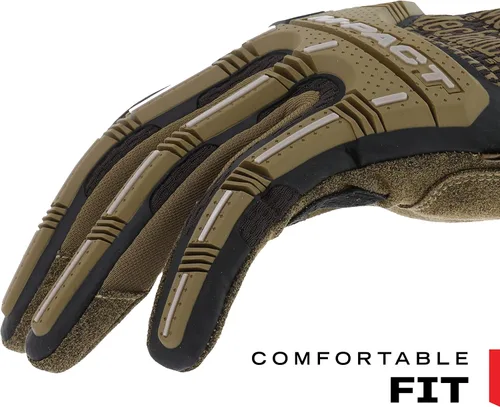 Miniatura 2 de Mechanix Wear M-Pact - Guantes de puño abierto, resistentes a la abrasión, para trabajar cómodamente, diseño transpirable, ajuste seguro, lavables a