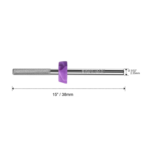 Miniatura 4 de Brocas de uñas 5 en 1, brocas de carburo de 3/32 pulgadas, de eliminación rápida de acrílico o gel duro, adecuadas para manicura, pedicura, arte