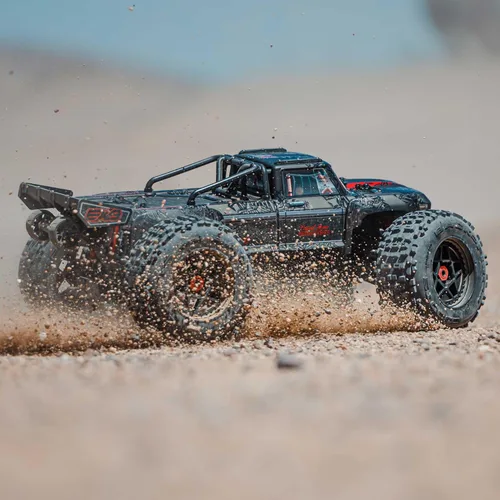 Miniatura 8 de ARRMA Camión RC Outcast 4X4 8S BLX 1/5 Camión de Acrobacias Negro RTR (Transmisor y Receptor Incluidos, Batería y Cargador No Incluidos) ARA5810V2T1