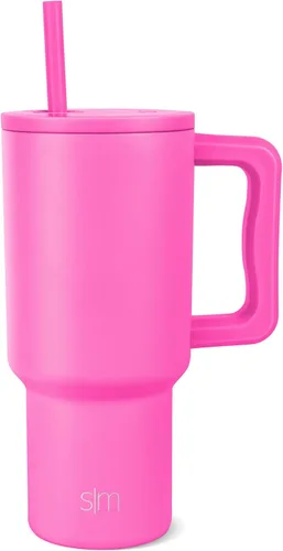 Miniatura 89 de Simple Modern Vaso Trek de 40 oz con Asa y Tapa con Pajilla Vaso de Viaje Aislado de Acero Inoxidable Apto para Portavasos Slumberland