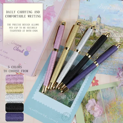 Miniatura 3 de Bolígrafos de tinta líquida Rollerball, el mejor set de regalo de bolígrafo de bola de lujo para hombres y mujeres, bolígrafo recargable de tinta