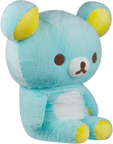 Miniatura 4 de Rilakkuma San-X Original Long Pile Sherbet Series Jumbo Plush - Azul