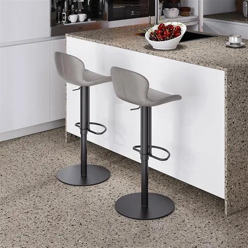 Miniatura 7 de BNNP Taburetes de bar altos, silla de bar que se puede levantar silla de bar alta giratoria de 360°, taburete de bar para el hogar, hotel, 1