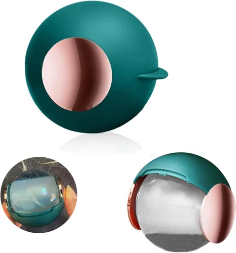 CALMTEE Bola de rodillo de pelusa de gel reutilizable, rodillo de pelusa lavable pegajoso, portátil, para perros pequeños, gatos, mascotas,