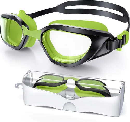 Miniatura 13 de Gafas de Natación, Gafas de Natación Unisex para Adultos Anti Niebla Anti UV Sin Fugas Visión Amplia para Hombres Mujeres Jóvenes