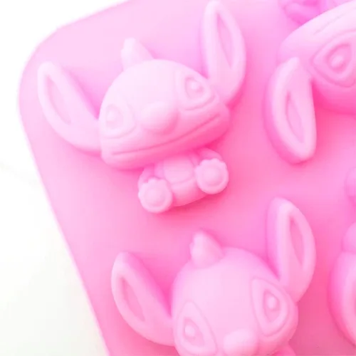 Miniatura 2 de INKU - Molde de silicona de 4 cavidades para bricolaje, moldes de fondant, dulces, chocolate, bandeja para tartas, chocolates 3D, dulces duros