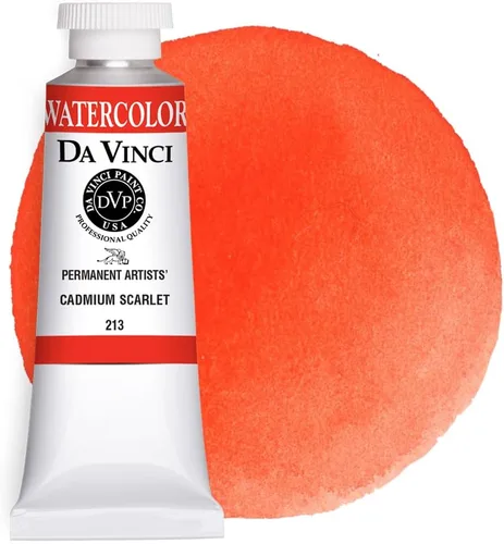 Miniatura 54 de DA VINCI PAINTS Pintura de acuarela para artista profesional, Gamboge (tono), 0.5 fl oz