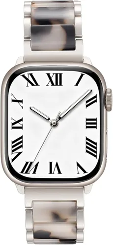 Miniatura 11 de V-MORO - Correas de resina compatibles con Apple Watch Series 11/10/9/8/7 y SE/6/5/4/3/2/1/SE3 de 1.49, 1.57, 1.61, 1.65 pulgadas, correa ligera