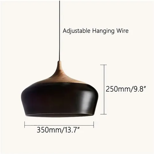 Miniatura 7 de ELEFOCUS Lámpara colgante de techo, farol, lámparas colgantes tradicionales, luces colgantes con patrón de cúpula (color: negro)