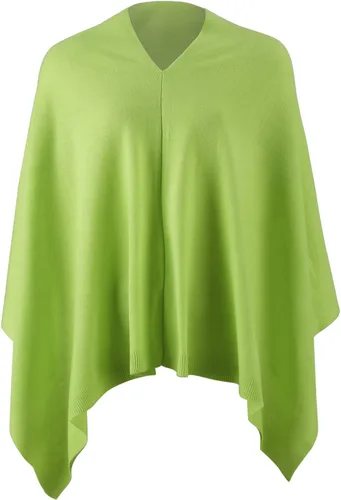 Miniatura 80 de Fomolom Ponchos para mujer, versátil, ligero, tejido sólido, chal envolvente, bufanda, accesorios para mujer