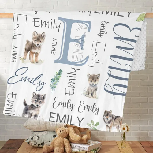 Miniatura 7 de Mantas de bebé personalizadas para niñas, manta de oso de bebé, manta de bebé de felpa suave Minky con nombre que recibe mantas para niñas, recién