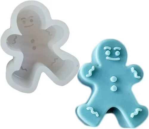 Miniatura 6 de Molde de silicona Freshie de coche con forma de árbol de Navidad de estrella para hacer jabón aroma perlas coche Freshie, colgante, vela, resina