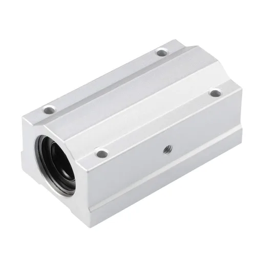 uxcell SCS20LUU Unidades de bloque deslizante de rodamientos de bolas lineales extra largas, diámetro de diámetro de 0.787 in, 1 unidad
