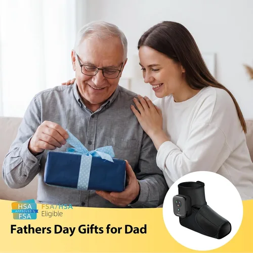 Miniatura 2 de Comfytemp Masajeador de pies portátil con calor, regalos de cumpleaños para papá, mamá, hombres y mujeres, masaje de tobillo inalámbrico