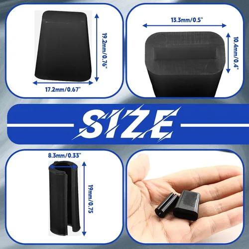 Miniatura 2 de Waziaqoc 40 piezas de patas protectoras de goma para fregadero de cocina, patas de rejilla para fregadero de cocina, piezas de repuesto