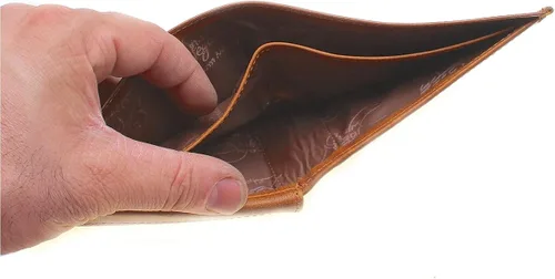 Miniatura 8 de Asoodehdelan - Cartera de piel auténtica Farvahar con alas de león para hombres