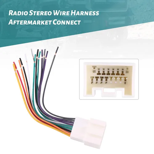 Miniatura 2 de BASIKER Ajuste para vehículos Ford 1998-2009 arnés de cableado para conectar receptor de radio estéreo del mercado de repuestos..