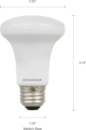 Miniatura 7 de SYLVANIA LED Flood - Bombilla R20, 50 W = 5 W, 10 años, 325 lúmenes, base media E26, regulable, 2700 K, luz blanca suave - Paquete de 2 (73993)