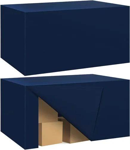 Miniatura 37 de Paquete de 2 manteles ajustados para mesa rectangular de 4 pies, 48 x 24 pulgadas, cubiertas de mesa verde manzana, tela de poliéster resistente al