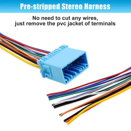 Miniatura 7 de Adaptador de Arnés de Cable de Radio de Coche de Reemplazo para Arnés de Cableado de Estéreo Selecto de Honda y Acura