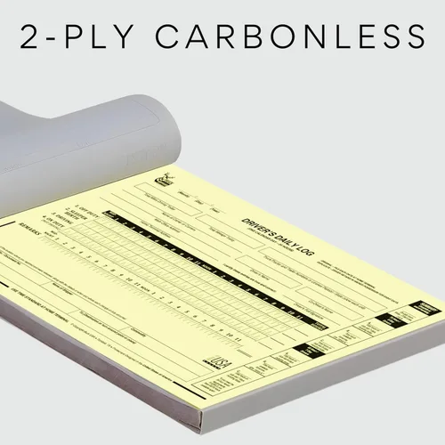 Miniatura 5 de Cuadernos de bitácora diaria del conductor para conductores de camiones con recapitulación de 7 y 8 días - 35 conjuntos de formularios por cuaderno