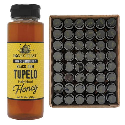 Miniatura 38 de Honey Feast, Miel de Flor Silvestre, 12 Onza