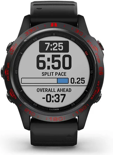 Miniatura 4 de REYDA Bisel de reloj compatible con Garmin Fenix 6/6 Pro Bisel Ring, acero inoxidable bisel Loop cubierta adhesiva resistente a los arañazos, bisel