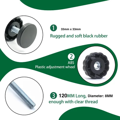Miniatura 3 de Paquete de 4 tornillos de 0.3 pulgadas para instalar puertas de bebés a presión, con abeto de accesorio para todas las puertas de ensayo a presión