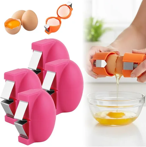 Miniatura 8 de Abridor de cáscaras de huevo, pelador de huevos mejorado 2026 para huevos duros, herramienta manual para galletas de huevos duros, cortador