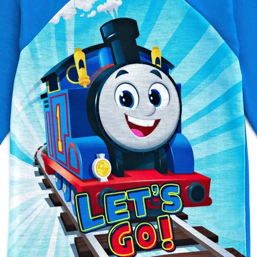 Miniatura 3 de Thomas & Friends Conjunto de pijama de 3 piezas para niños pequeños a niños pequeños