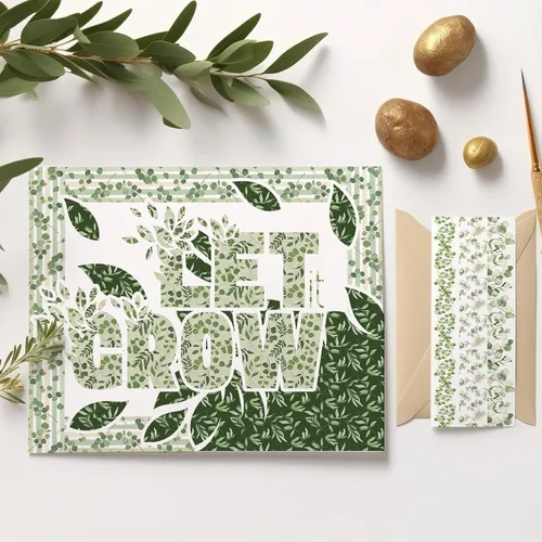 Miniatura 6 de Whaline 12 Rollos Cintas Washi de Vegetación Acuarela Plantas Eucalipto Cinta de Enmascarar 15mm Hojas Verdes Cinta Decorativa Adhesivos para Álbum