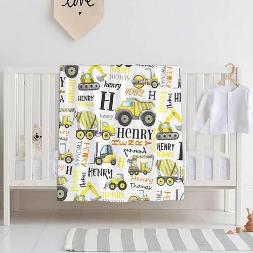 Miniatura 2 de Manta personalizada con nombre, manta de bebé súper suave con nombre, flor y corona, regalos para bebés y niñas, adecuada para recién nacidos