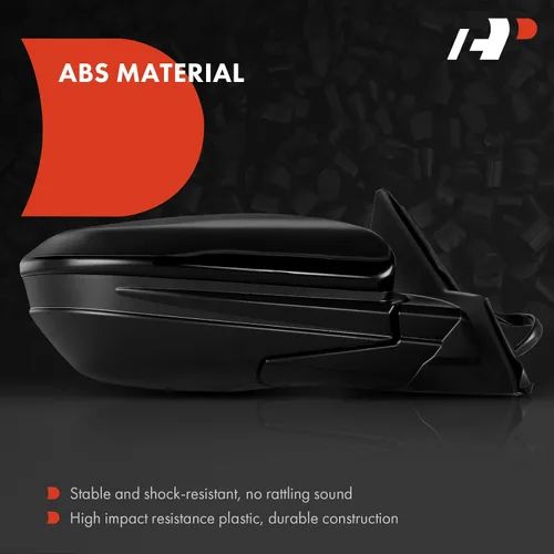 Miniatura 3 de A-Premium Espejo eléctrico para puerta del lado del pasajero, compatible con Honda Civic 2016, 2017, 2018, 2019, 2020, 2021, espejo retrovisor Negro