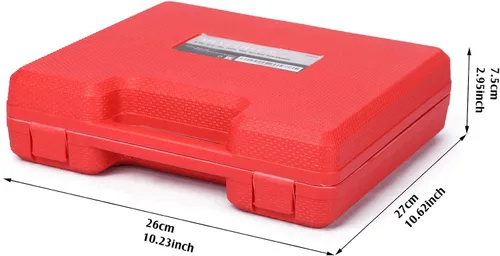 Miniatura 7 de MIXPOWER Juego de llaves de impacto profundo de 8 piezas, 1/2 pulgada, 12 puntos, métrico, CR-MO, 29,30 32 34 35,36,38,39 in, juego de llaves