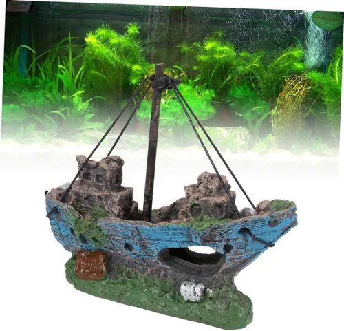 Miniatura 5 de POPETPOP Betta pecera pecera paisajismo decoración en maceta decoraciones de tanque acuario hundido pecera accesorios accesorios acuario adornos