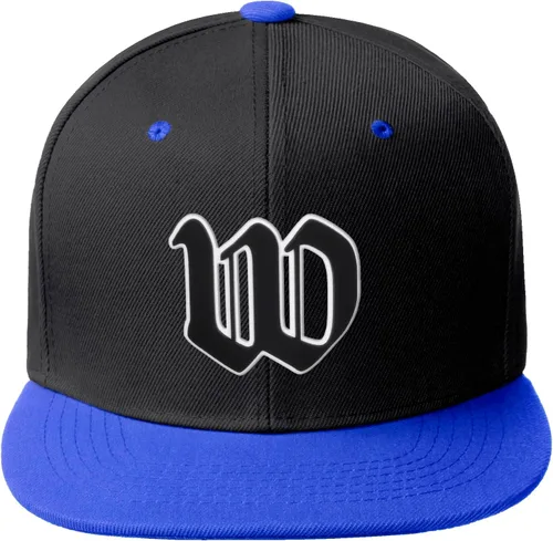 Miniatura 1355 de Daxton Gorra clásica con visera de billete plano con letras del alfabeto inglés antiguo de la A a la Z