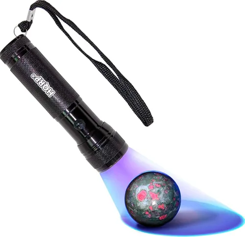 HQRP 365 nM linterna/luz negra para la inspección de vidrio, falsificación del arte/pruebas de reparación, inspección antigua, detección de tintas