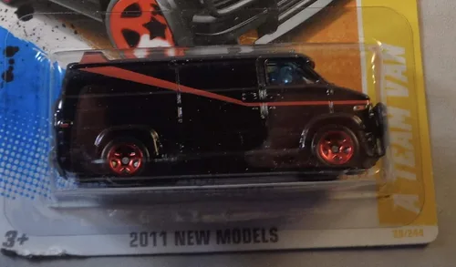Miniatura 3 de Hot Wheels 2011 Un equipo Van Negro #39/244