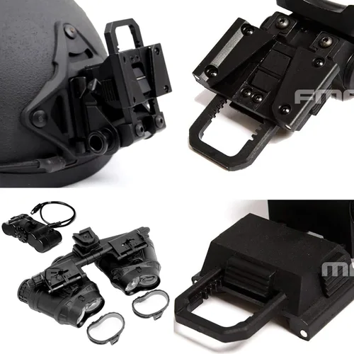 Miniatura 6 de FMA Airsoft Caza Tactical GPNVG18 Modelo simulado Gafas de visión nocturna sin función, prismáticos de cuatro tubos y L4G19 NVG Soporte de casco