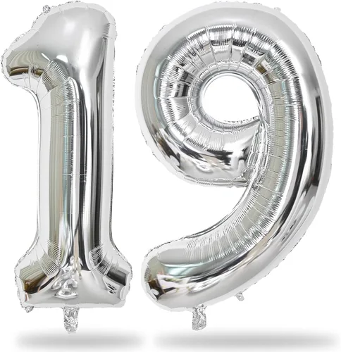 Miniatura 35 de Globos morado pastel de número 12, 40 pulgadas, globos gigantes de aluminio, de mylar, número 1 y 2, para niñas de 12 años, globos lilas